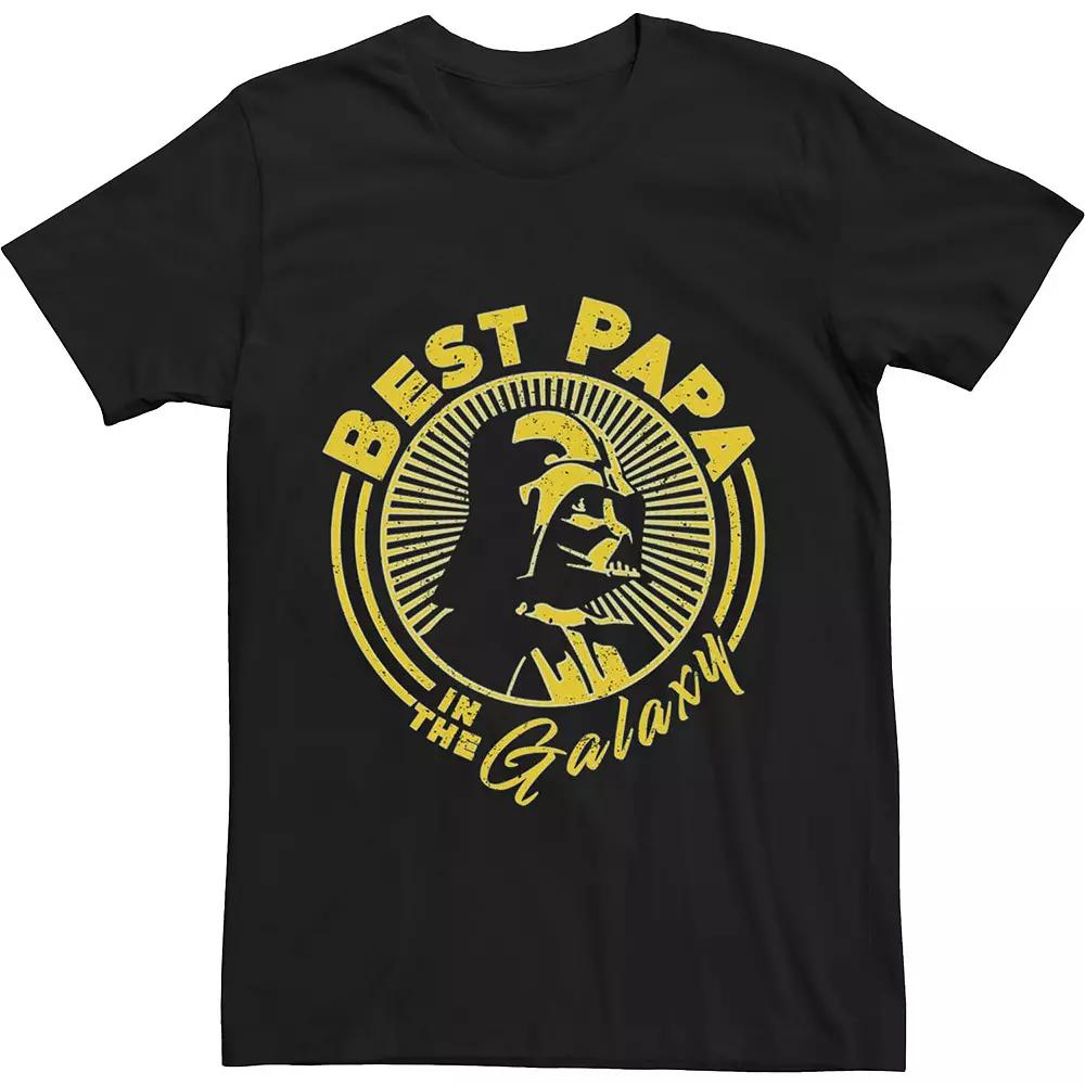 Big & Tall Star Wars Vader Head Circle Burst Tee, Men's,  Product Image