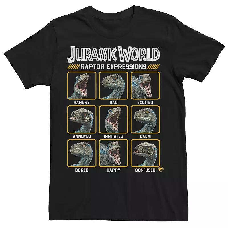 Men's Jurassic World Raptor Expressions Tee,  Product Image
