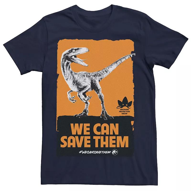 Men's Jurassic World We Can Save Them Poster Tee,  Product Image