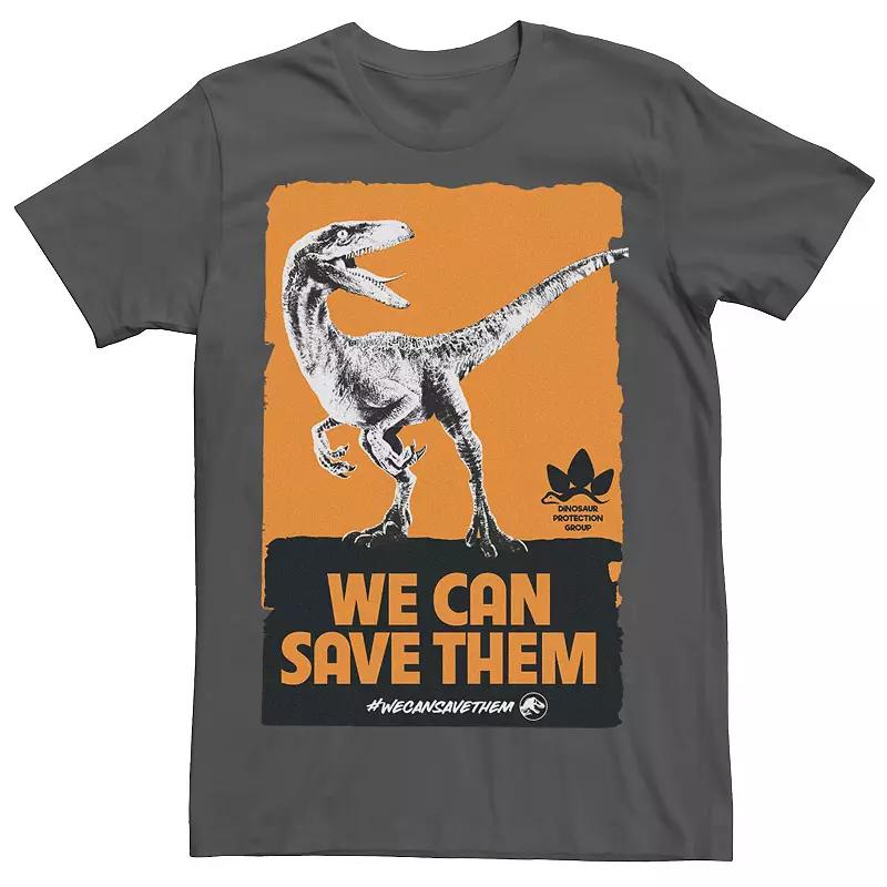 Men's Jurassic World We Can Save Them Poster Tee,  Product Image