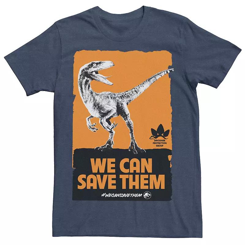Men's Jurassic World We Can Save Them Poster Tee,  Product Image