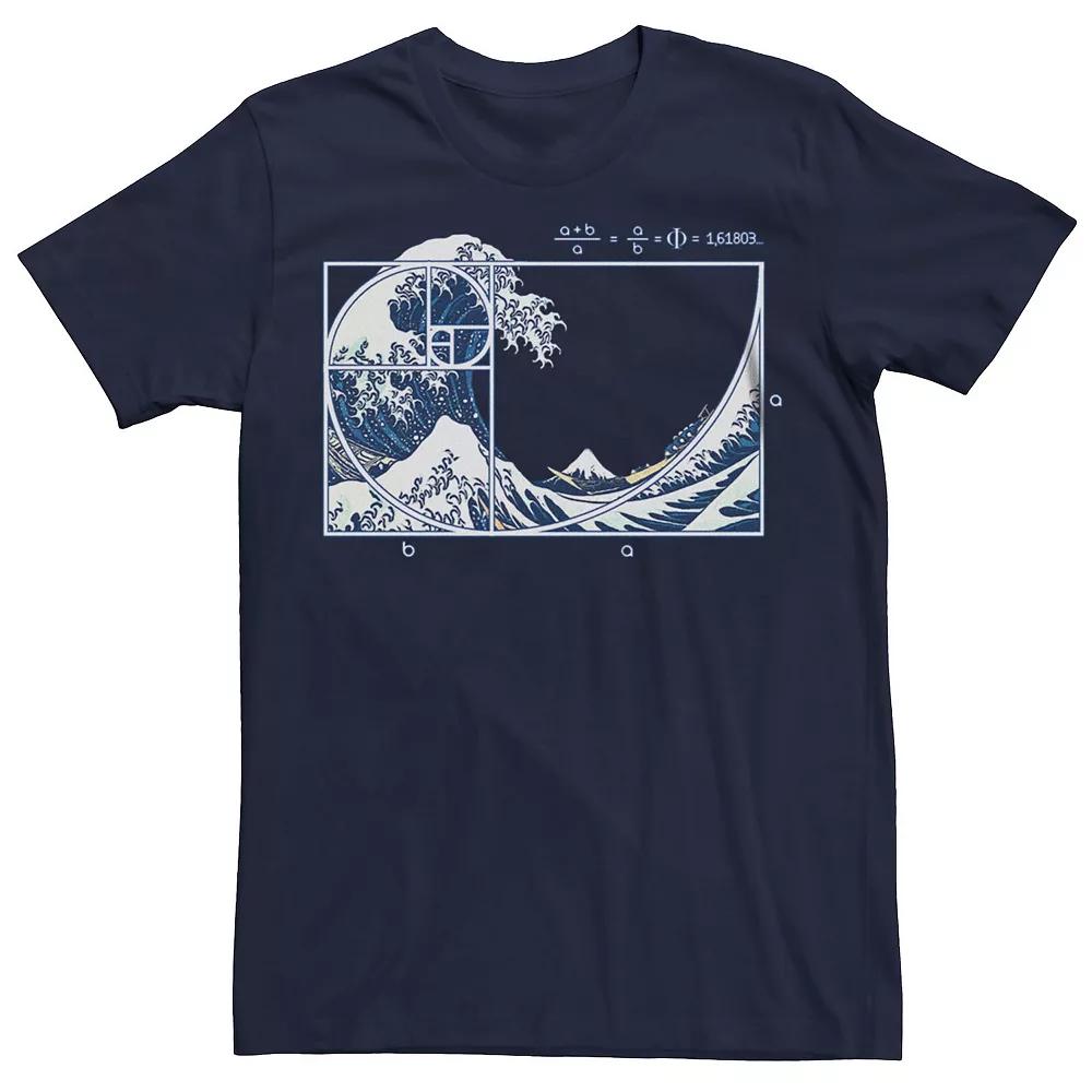 Men's The Great Fibonacci Wave Graphic Tee,  Product Image