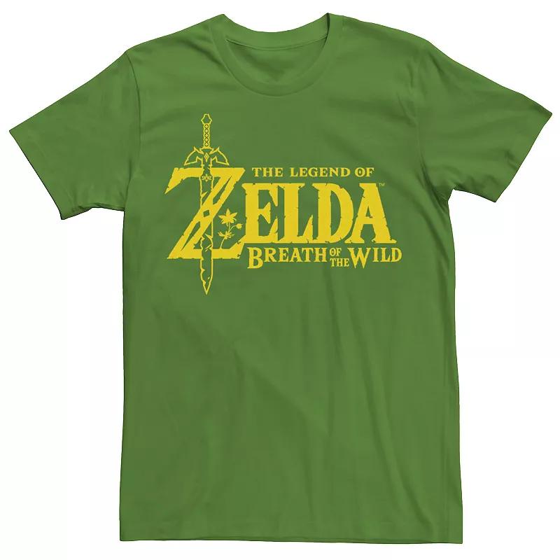 Men's Nintendo The Legend Of Zelda Yellow Hue Logo Tee,  Product Image