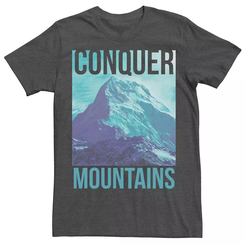 Men's Conquer Mountains Explore Outside Adventure Tee,  Product Image