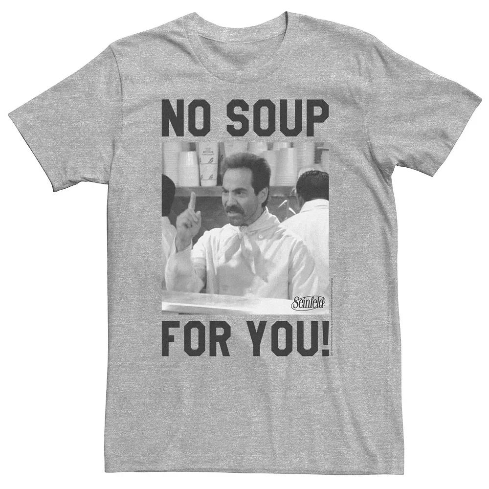 Big & Tall Seinfeld Yev Kassem No Soup For You Tee, Men's,  Product Image