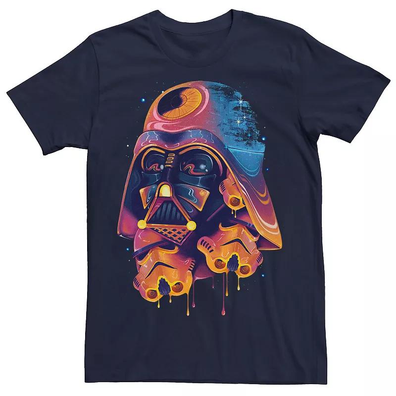 Men's Star Wars Colorful Melted Vader Collage Tee,  Product Image