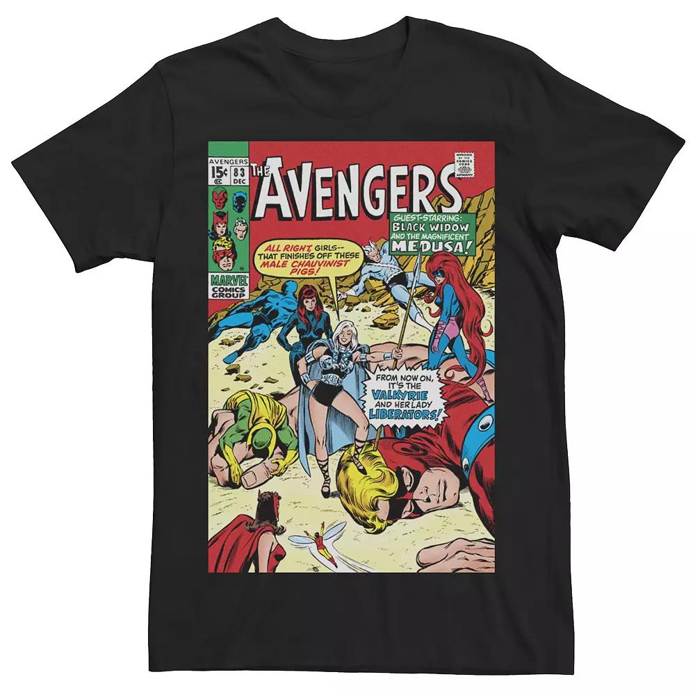 Men's Marvel The Avengers Valkyrie And Her Lady Liberators Cover Tee,  Product Image