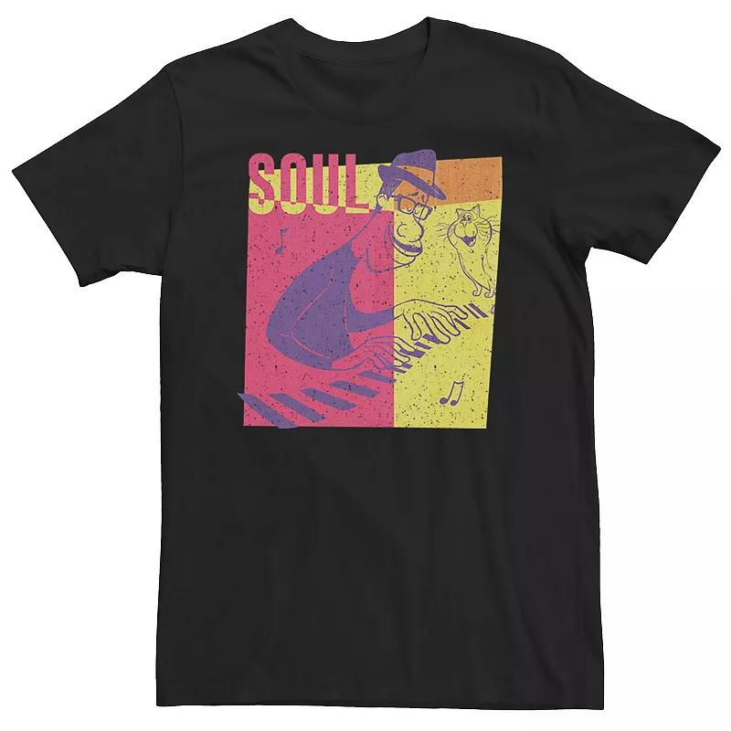 Big & Tall Disney / Pixar Soul Joe Colorful Panels Portrait Tee, Men's,  Product Image