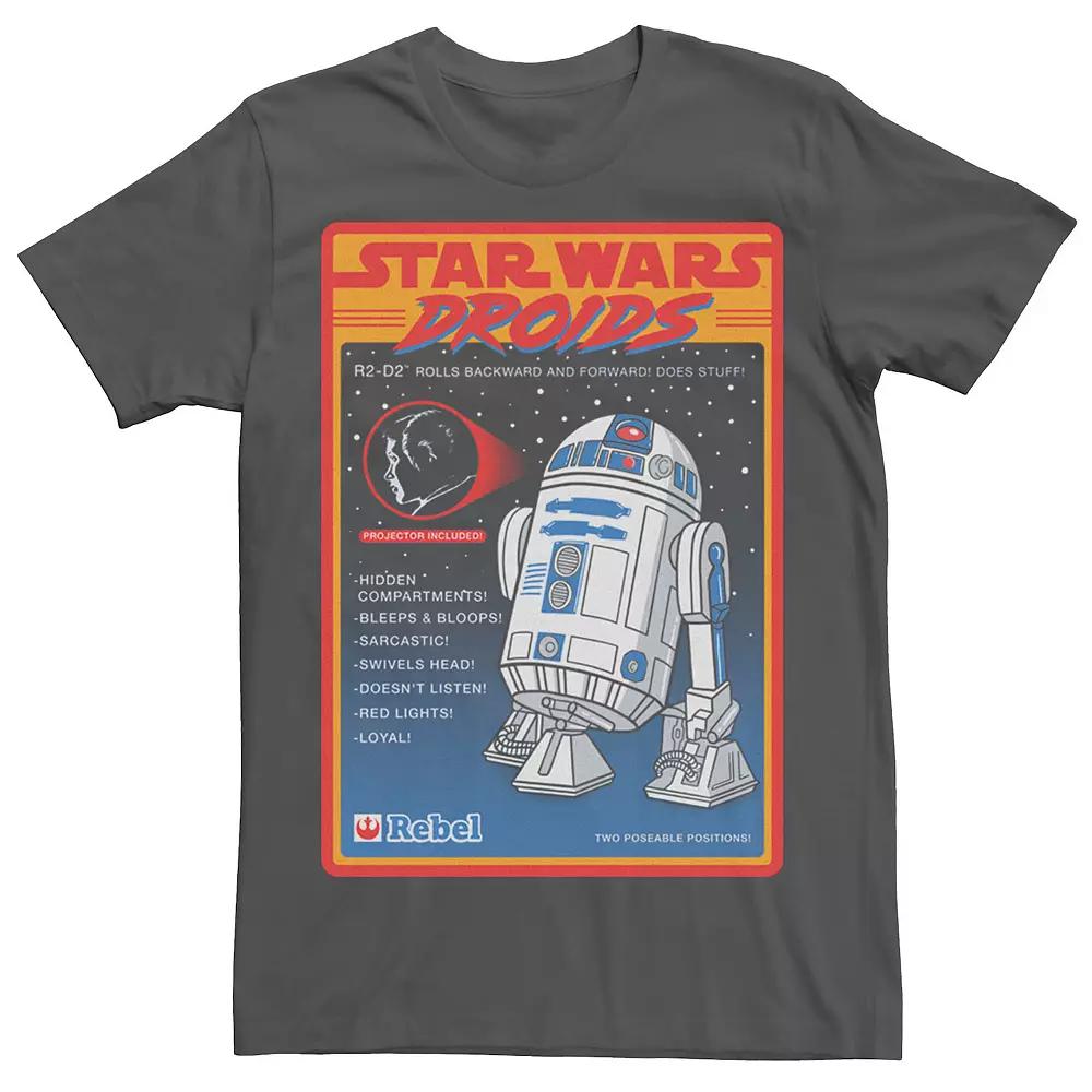 Men's Star Wars Droids R2-D2 Advertisement Poster Tee,  Product Image