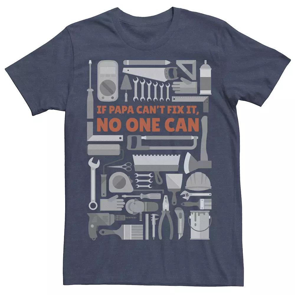 Men's If Papa Can't Fix It No One Can Tools Graphic Tee,  Product Image