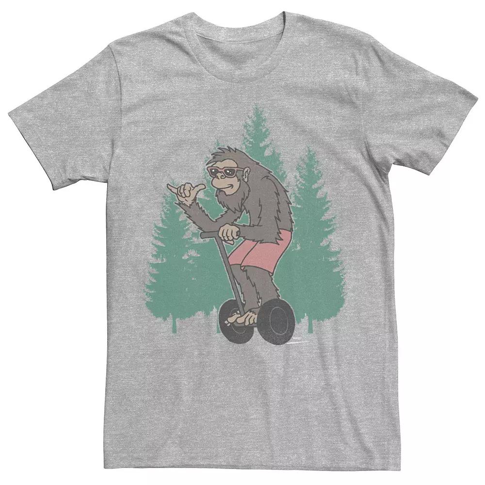 Men's Sasquatch On A Segway Sketch Tee,  Product Image