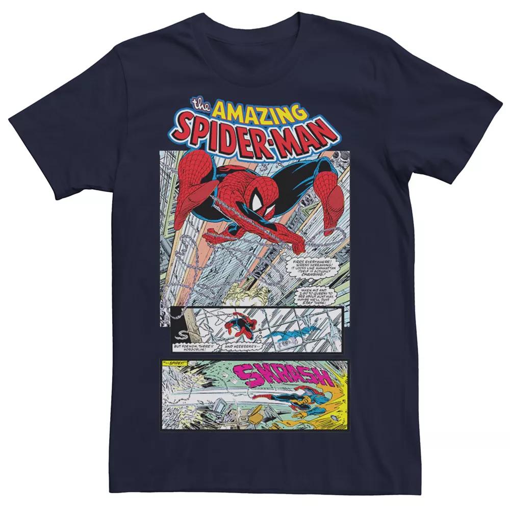 Men's Marvel Universe The Amazing Spider-Man Short Sleeve Graphic Tee,  Product Image