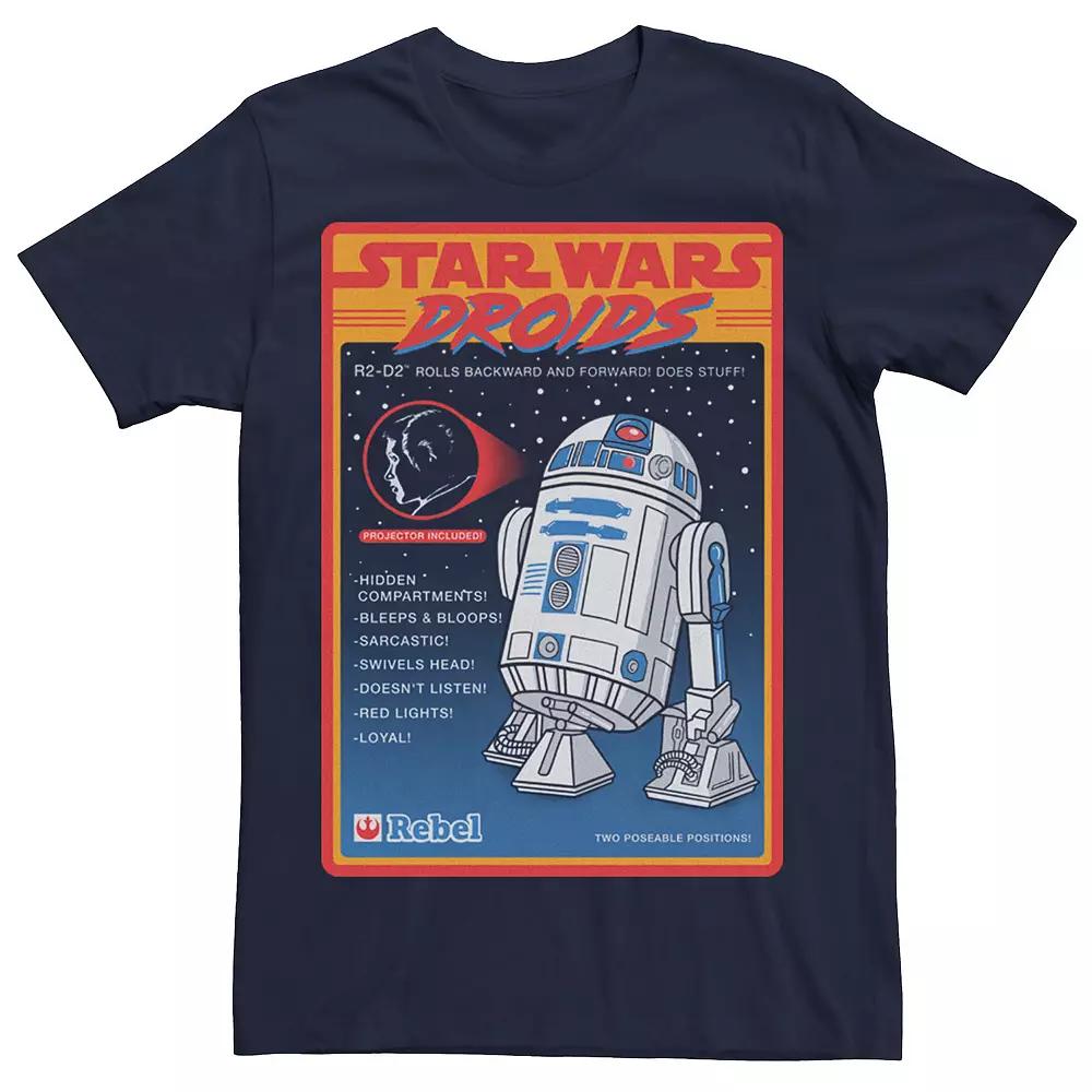 Men's Star Wars Droids R2-D2 Advertisement Poster Tee,  Product Image