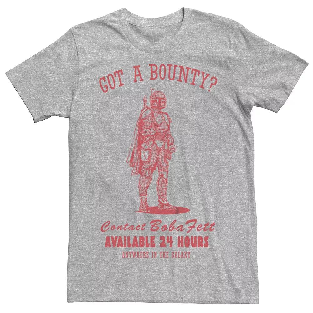 Big & Tall Star Wars Boba Fett Bounty Hunter Advertisement Graphic Tee, Men's,  Product Image