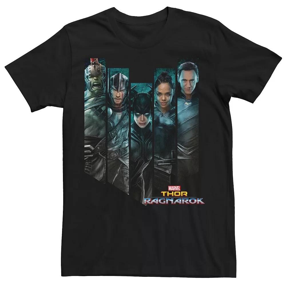 Men's Marvel Thor Ragnarok Character Panels Tee,  Product Image