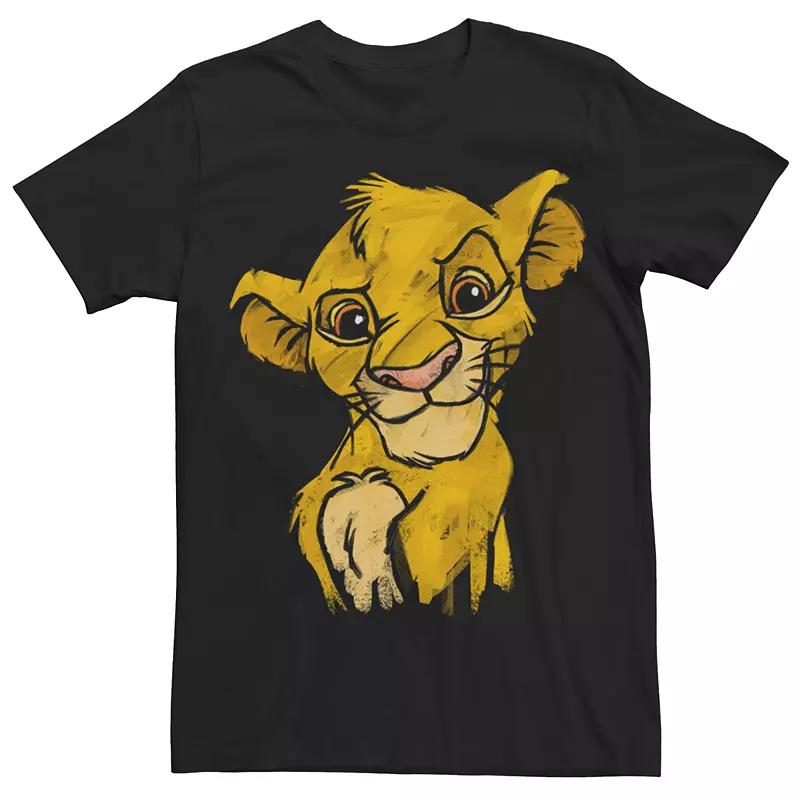 Men's Disney's The Lion King Simba Crown Prince Portrait Tee,  Product Image