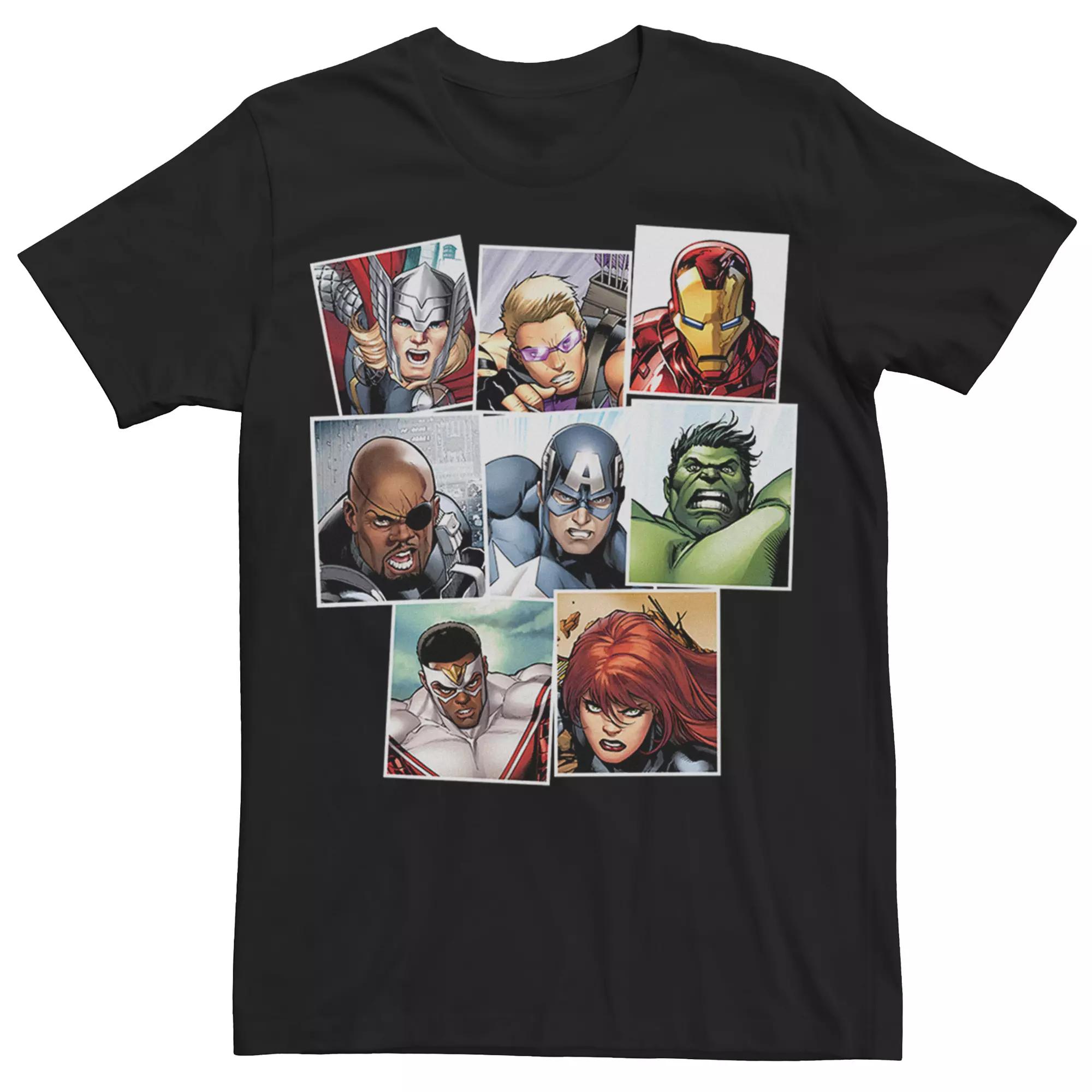 Men's Marvel Avengers Squares Graphic Tee,  Product Image