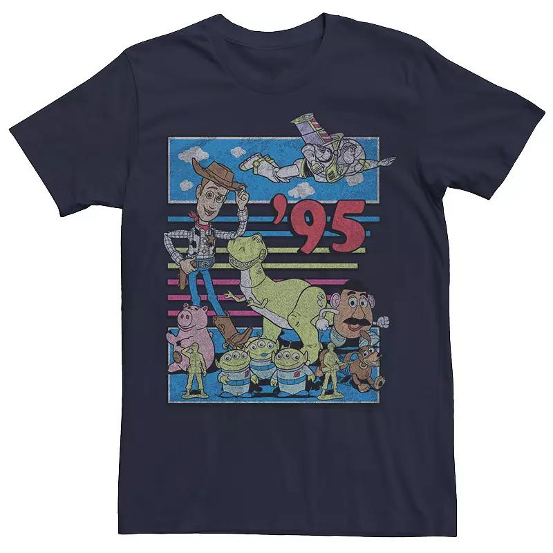 Disney / Pixar's Toy Story Men's 95 Retro Distressed Colorful Tee,  Product Image