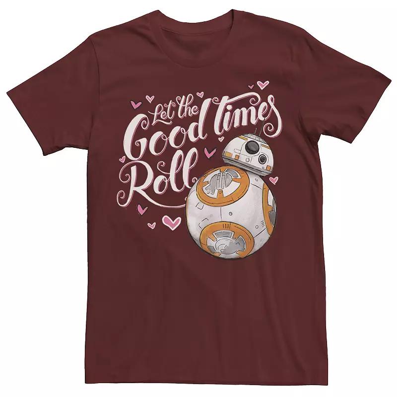 Men's Star Wars BB-8 Valentine's "Good Times Roll" Graphic Tee,  Product Image