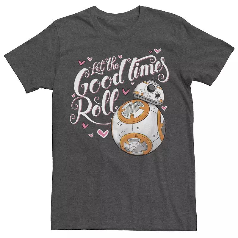 Men's Star Wars BB-8 Valentine's "Good Times Roll" Graphic Tee,  Product Image