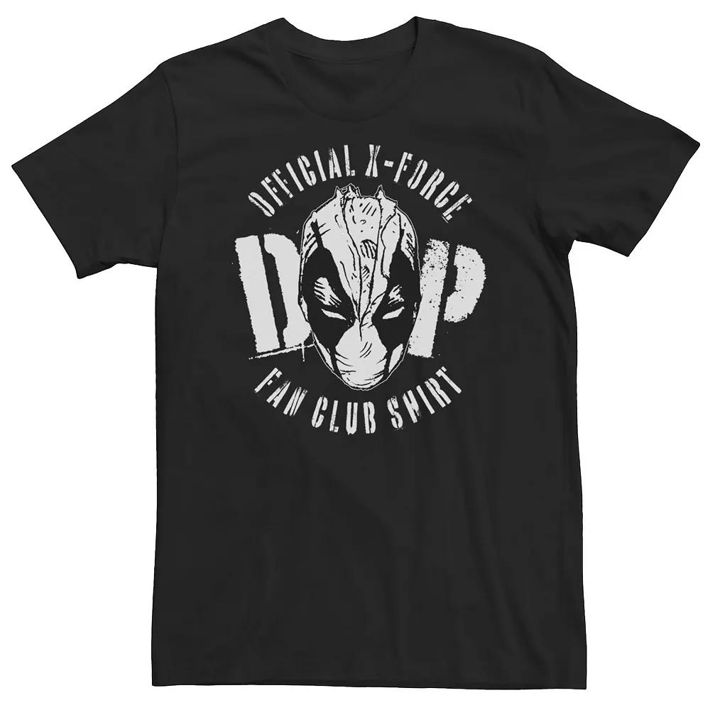 Big & Tall Marvel X-Force Deadpool Official Fan Club Shirt Tee, Men's,  Product Image