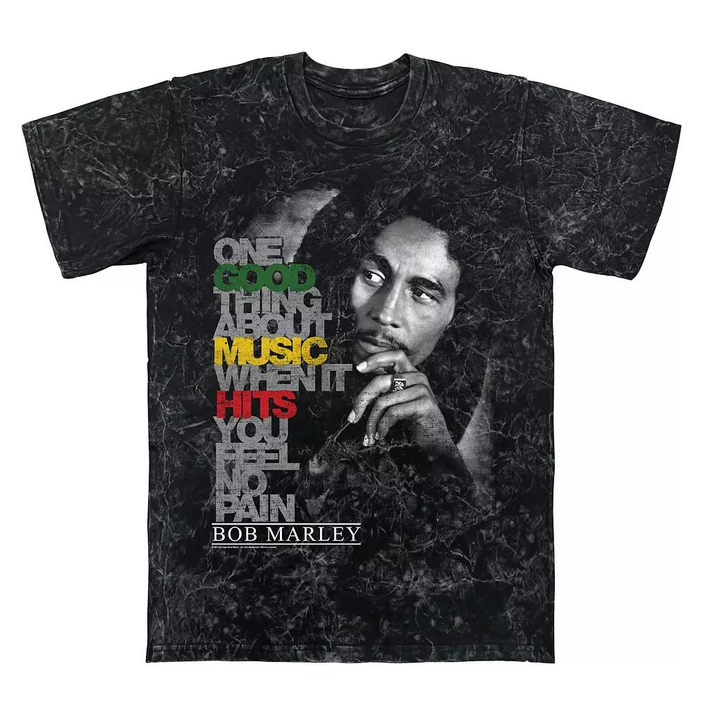 Men's Bob Marley Lyric Good Music Graphic Tee,  Product Image