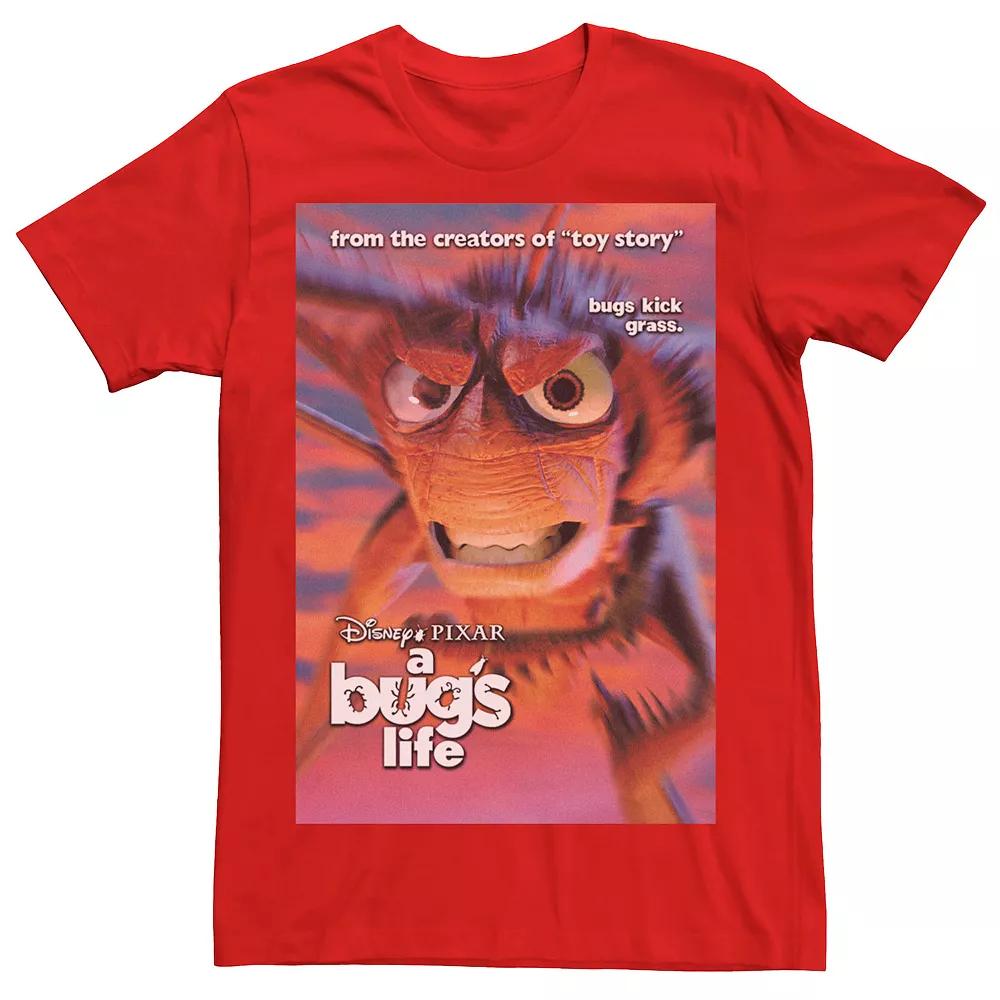 Disney / Pixar's A Bug's Life Hopper Men's Bugs Kick Grass Poster Tee,  Product Image