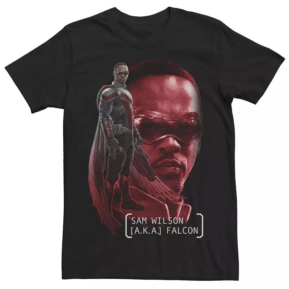 Men's Marvel Falcon & Winter Soldier Sam Wilson AKA Falcon V2 Tee,  Product Image