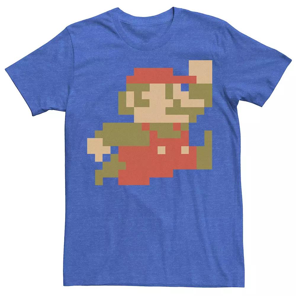 Men's Nintendo Super Mario 8-bit Pixel Jump Graphic Tee,  Product Image