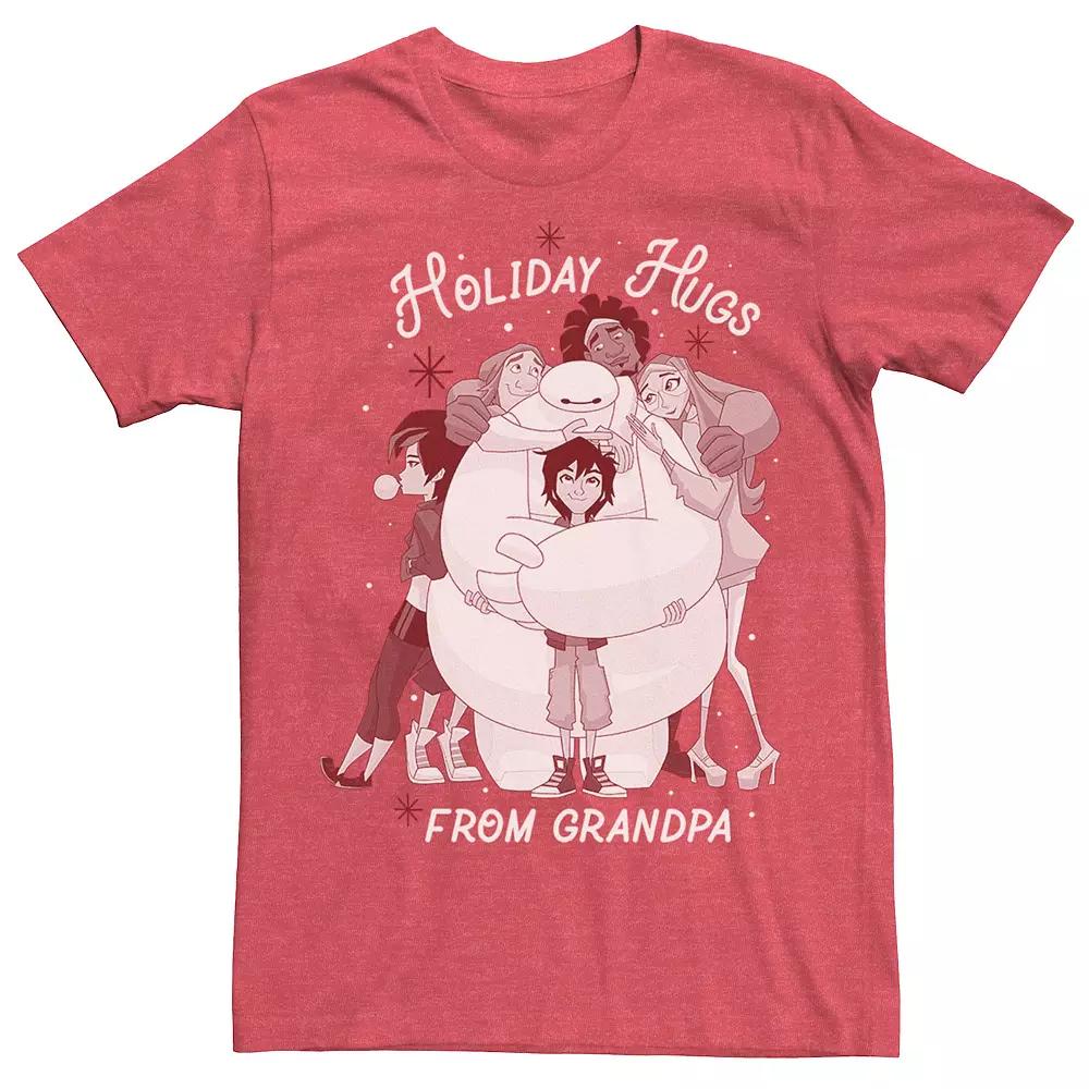 Disney's Big Hero 6 Holiday Hugs From Grandpa Men's Tee,  Product Image