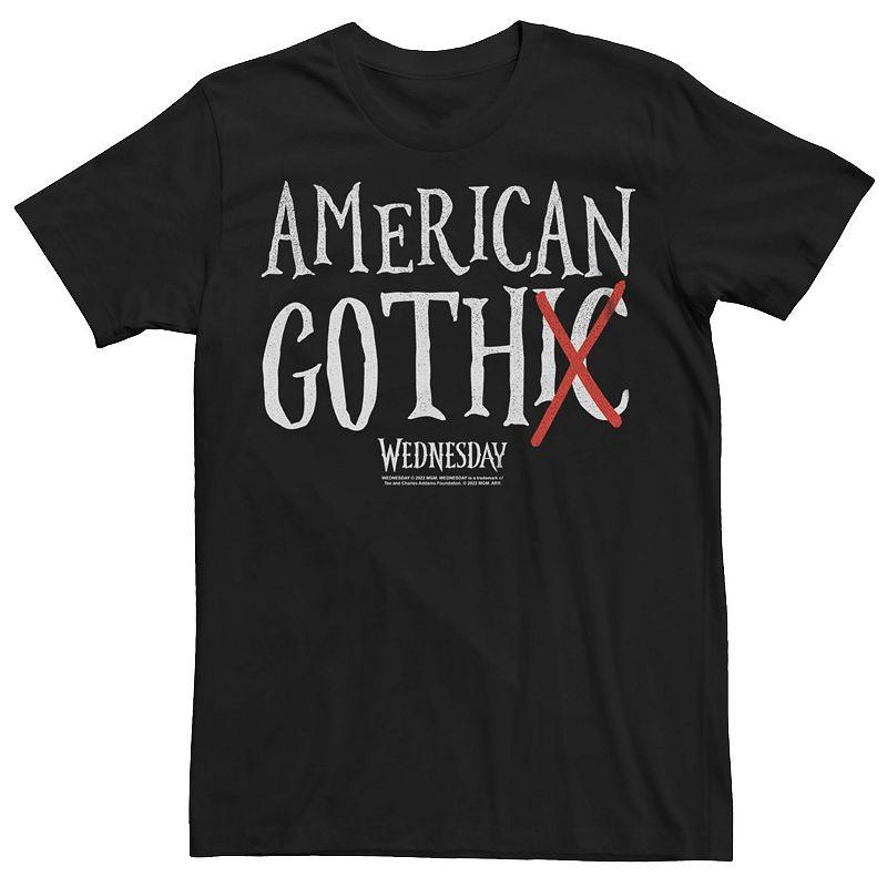 Men's Wednesday American Goth Tee,  Product Image