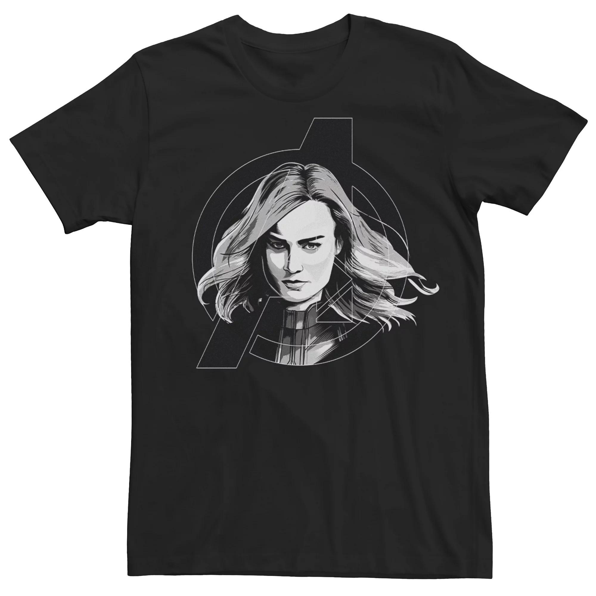 Men's Avengers Black And White Tee,  Product Image