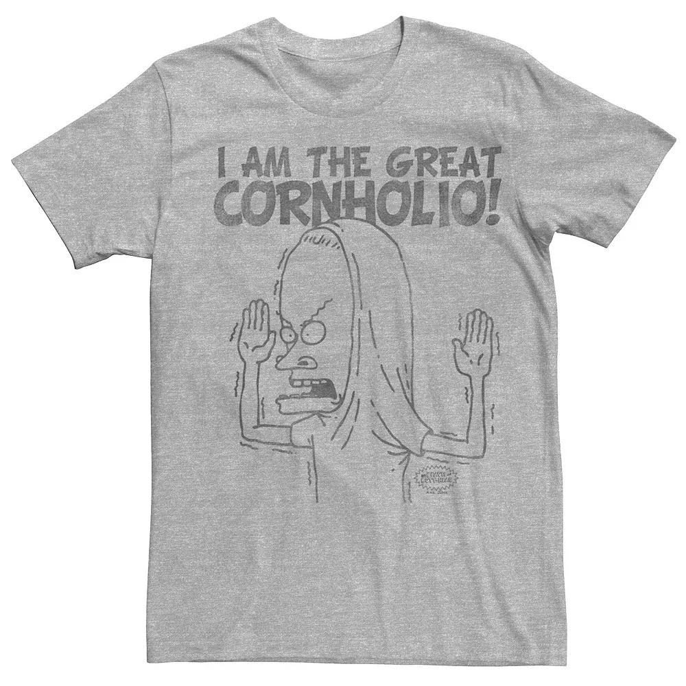 Men's Beavis And Butthead The Great Cornholio Outline Short Sleeve Tee,  Product Image