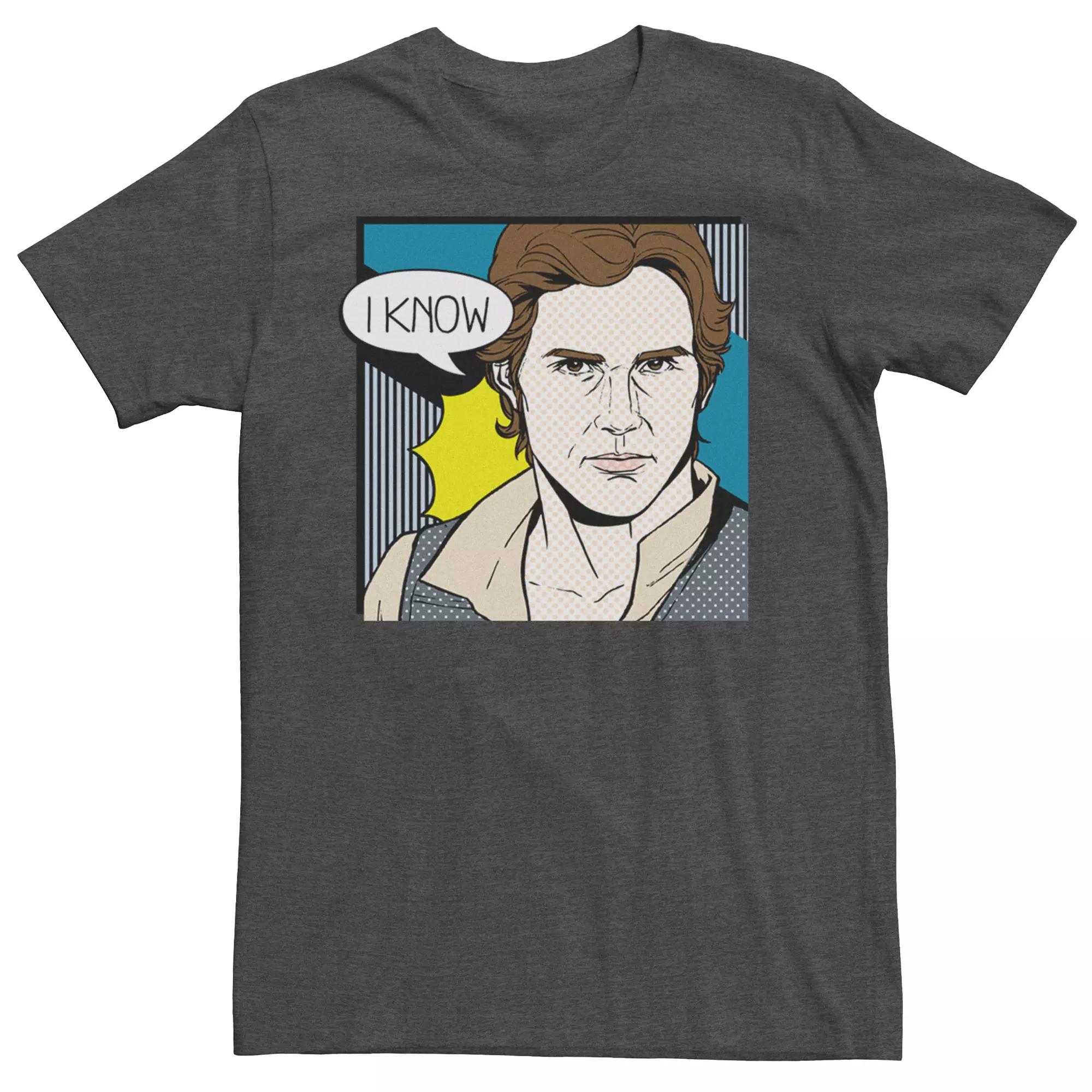 Men's Star Wars Han Solo I Know Comic Tee,  Product Image