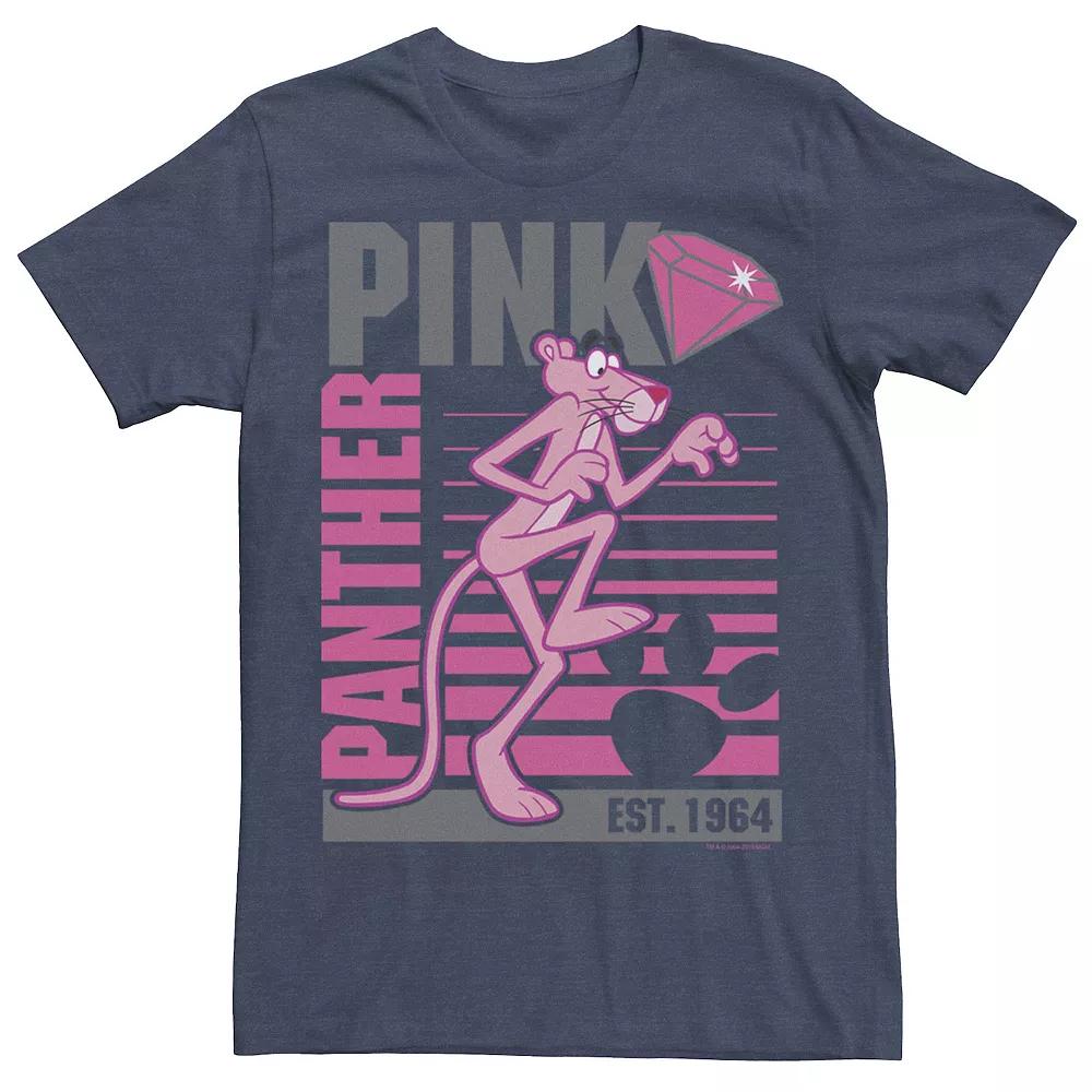 Men's Pink Panther Lined Portrait Tee,  Product Image