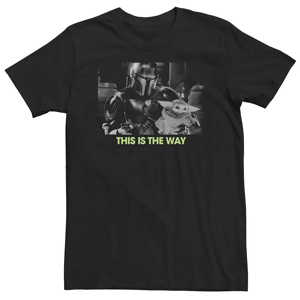 Big & Tall Star Wars Mando And Child Simple This Is The Way Tee, Men's,  Product Image