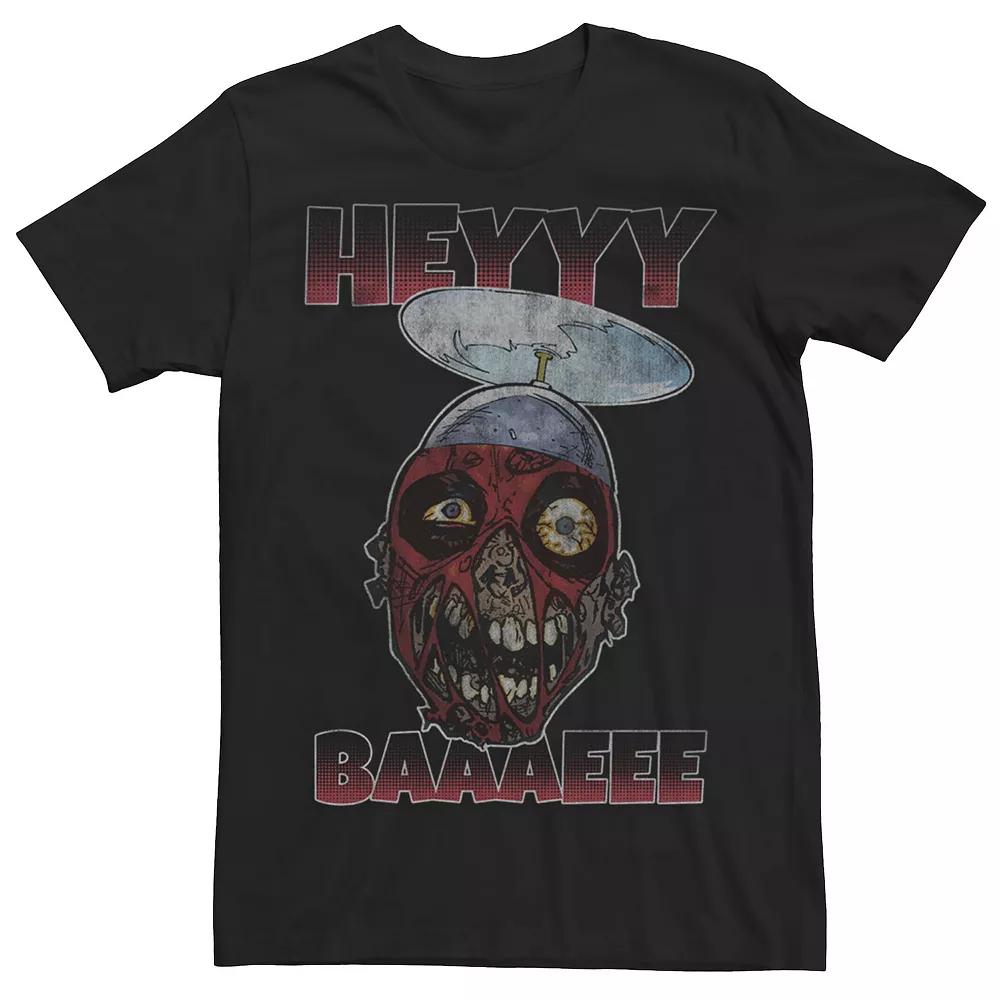 Men's Marvel Deadpool Hey Bae Zombie Vintage Tee,  Product Image