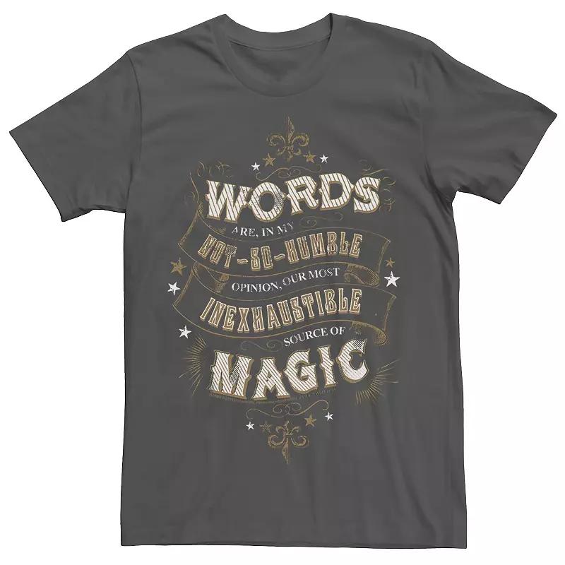 Men's Harry Potter 'Words Are An Inexhaustible Source Of Magic' Tee,  Product Image