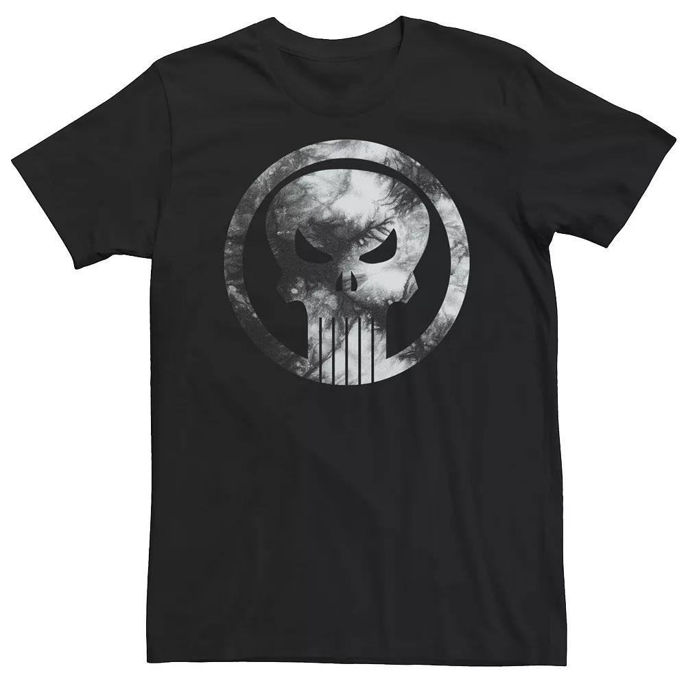 Big & Tall Marvel The Punisher Tie Dye Logo Tee, Men's,  Product Image