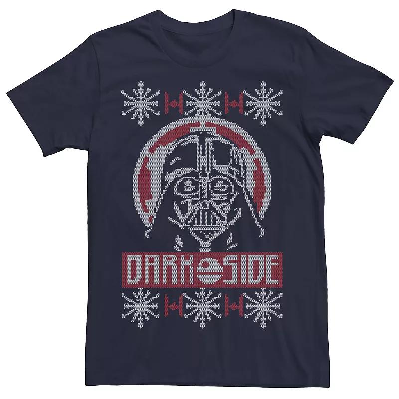 Men's Star Wars Darth Vader Dark Side Christmas Sweater Tee,  Product Image