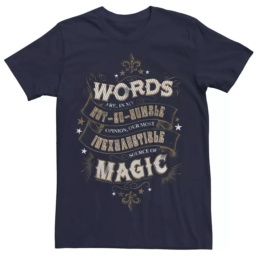 Men's Harry Potter 'Words Are An Inexhaustible Source Of Magic' Tee,  Product Image