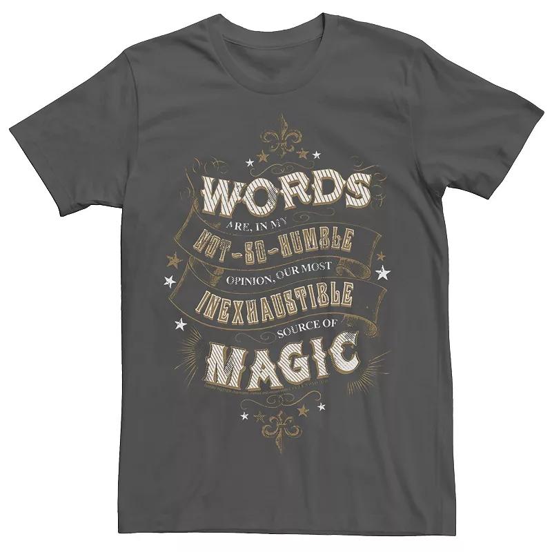 Men's Harry Potter 'Words Are An Inexhaustible Source Of Magic' Tee,  Product Image