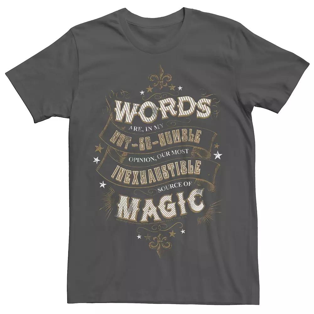 Men's Harry Potter 'Words Are An Inexhaustible Source Of Magic' Tee,  Product Image
