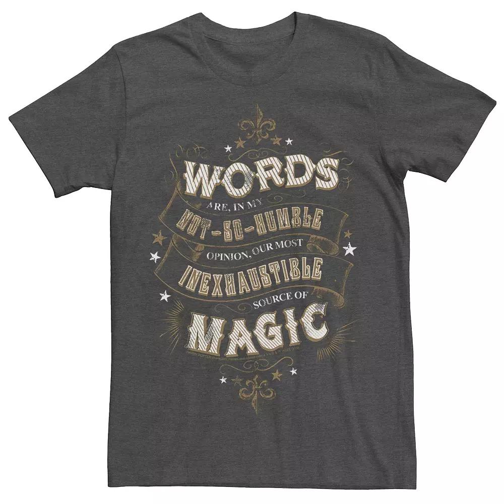 Men's Harry Potter 'Words Are An Inexhaustible Source Of Magic' Tee,  Product Image