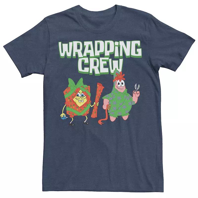 Men's Spongebob Squarepants Patrick Wrapping Crew Tee,  Product Image