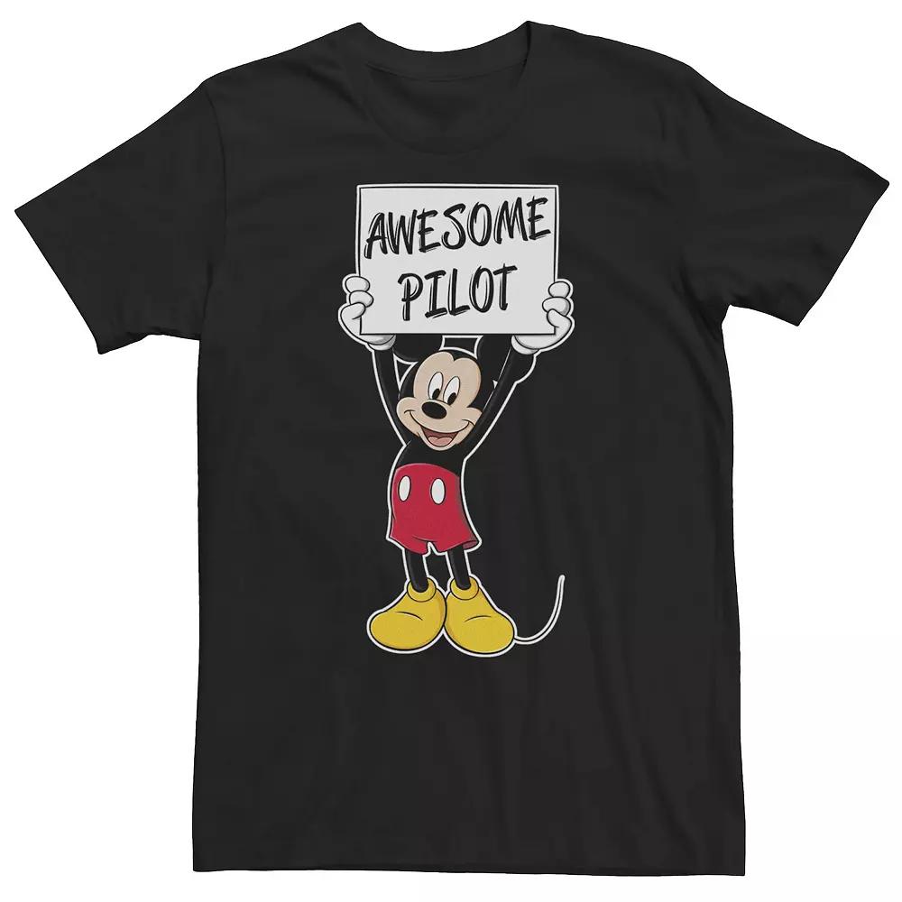 Disney's Mickey Mouse Big & Tall Awesome Pilot Tee, Men's,  Product Image