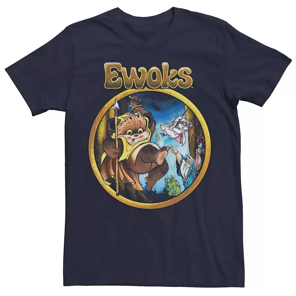 Men's Star Wars Ewok Wicket Swinger Comic Tee,  Product Image