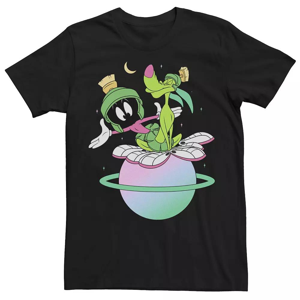 Men's Looney Tunes Marvin The Martian Planet Group Shot Poster Tee,  Product Image