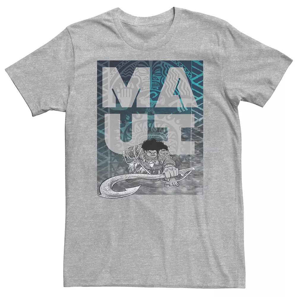 Big & Tall Disney Moana Maui Epic Fish Hook Poster Tee, Men's,  Product Image