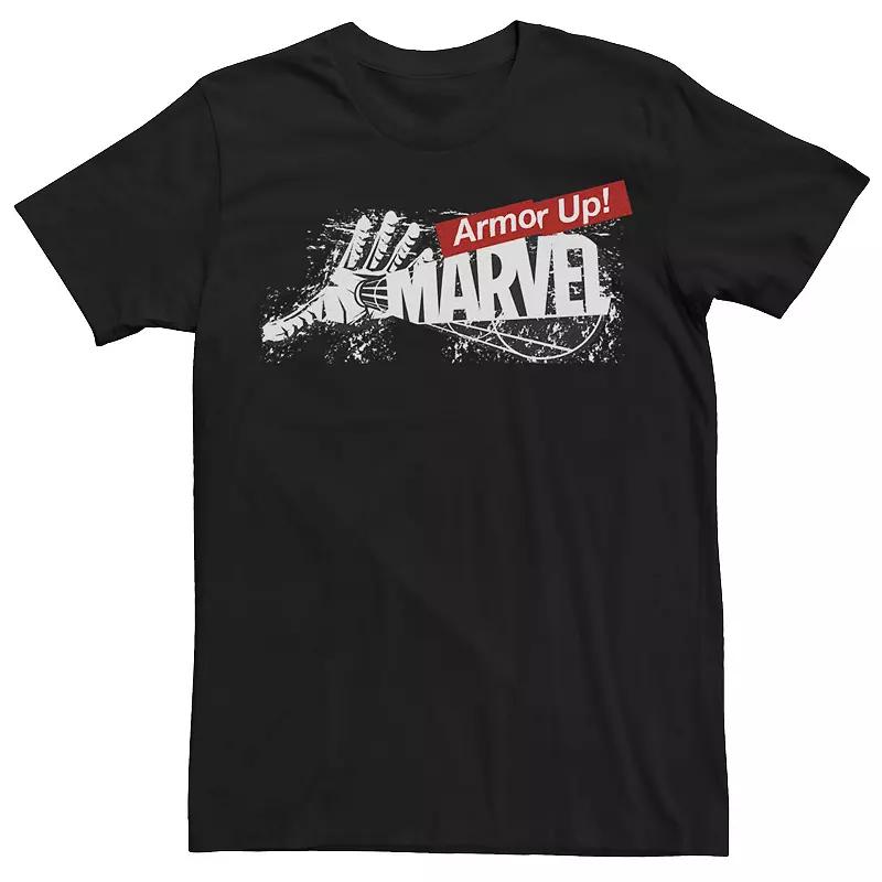 Men's Marvel Iron Man Armor Up! Arc Beam Logo Tee,  Product Image